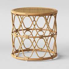 Scroll down to look at all of these beautiful wicker coffee tables & wicker end tables. Jewel Round Side Table Natural Opalhouse Target