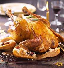 Recette De Chapon De Noel Farci Aux Fruits Recette Chapon Recette Chapon Farci Farce Pour Chapon