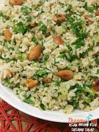 Thermomix Asian Brown Rice Sesame Salad Thermofun Thermomix R Recipe Thermomix Recipes Healthy Thermomix Recipes Brown Rice Recipes
