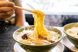 Homemade spicy miso ramen isn't only possible, it is totally within reach. Hand Pinching Noodle With Steam In Ramen Broth With Spicy Bean Paste Miso Ramen With Chashu Pork Scallion Sprout Corn Dried Seaweed And Boiled Egg Stock Photo Picture And Royalty Free Image