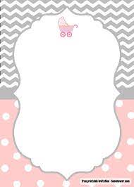 Free Pink And Grey Baby Shower Invitations Templates Gray Baby Shower Invitations Lavender Baby Shower Invitations Printable Baby Shower Invitations