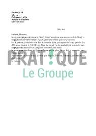 Check spelling or type a new query. Lettre De Demande De Prolongation D Un Conge Parental Pratique Fr