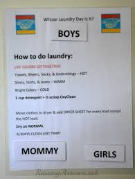 how to do laundry chart tcworks org