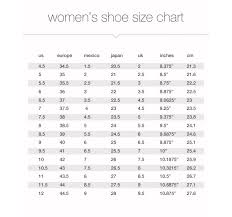 Size Guide The Urban Shoe Myth