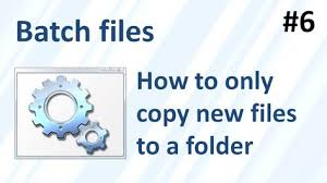 How To Only Copy New Files To A Folder Using A Batch File Syncing B Batch File File Extension Filing
