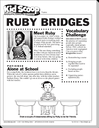 Kid Scoop Ruby Bridges Black History Month Activities Teaching Black History Ruby Bridges