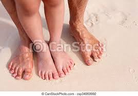 These two ladies are gorgeous. Feet On Tropical Sand Close Up Of Mother And Daughter Feet Standing On A Tropical Sandy Beach Canstock