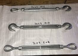 Turnbuckles are capable of applying and adjusting tension. Turnbuckles Cable Clamps Wire Rope Steel Cable Cable For Fencing