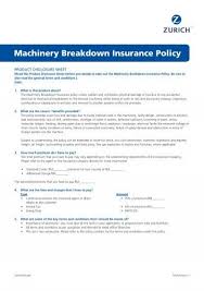 Dengan demikian, kamu tidak terkendala untuk menerima sebagai asuransi yang memiliki reputasi tinggi, prudential indonesia memiliki persyaratan yang cukup ketat dalam menangani. Awzuin045 Pds Machinery Breakdown Insurance Policy Zurich