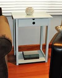 Re Purposed Brattby Kitchen Cart Ikea Hackers Diy Side Table Diy Furniture Diy Home Decor