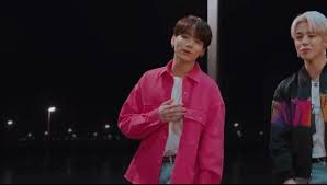 How well do you know black pink? Pink Double Breasted Denim Jacket Worn By V In Lights Music Video By Bts Spotern