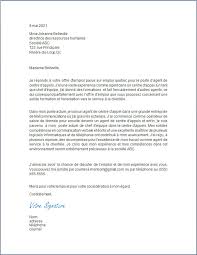 Nom + signature + cachet Lettre De Motivation Agent Centre D Appel Docutexte
