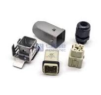 Heavy Duty Connector H3A Top Entry M20 HA 4 Pin 10A 230/400V ...