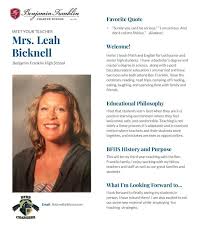 Meet Our Special Education... - Benjamin Franklin High School | Facebook