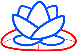 How To Draw A Lotus For Kids Step By Step Drawing Guide By Dawn Dragoart Com Another free still life for beginners step by step drawing video tutorial.