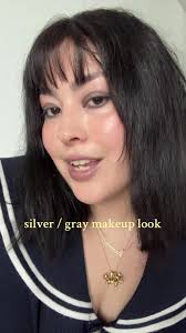 finally got to use my new mac eyeshadow 🩰 i’ve been obsessed with cool  toned makeup !! i ordered a few cool toned kbeauty