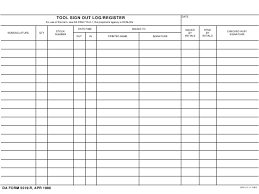 Fillable Da Form 5519 R Pdf Sign Out Signs Registered