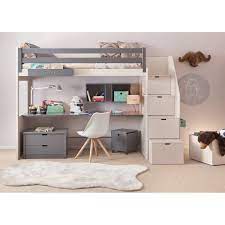 Chambre de fille fun avec lit. Table Snack Table Bar En Dekton Extensible Kerala Signee Cancio Bedroom Loft Mezzanine Bed Kid Room Decor