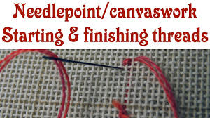Maybe you would like to learn more about one of these? How To Start End Stitches In Needlepoint Canvaswork Needlepoint For Beginners Video Tutorial Youtube