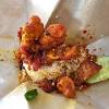 Ayam betutu goreng siap untuk dihidangkan. 1