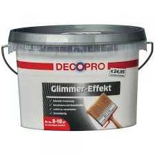 Neben dem thema wandfarbe können sie auch nach weiteren ideen zur kategorie 24 wandfarbe discounter angebot suchen. Decopro Lasur Glimmer Effekt 1 Liter Perlmutt Finish Fein Sonderpreis Baumarkt