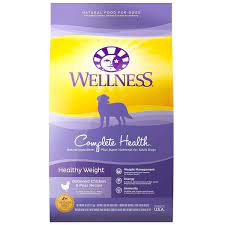 Wellness Complete Health Natural Dry Healthy Weight Dog Food Chicken Peas Dog Food Recipes Dry Dog Food Overweight Dog