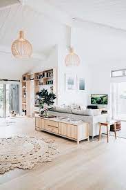 Open And Bright Scandinavian Inspired Livingroom For The Home Living Room Decor Rustic Modern Coastal Living Room Home