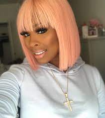 1 450 Likes 41 Comments Rese Princess Rese On Instagram Pinky Breastcancerawareness H Short Hair Styles Short Bob Hairstyles Bob Hairstyles