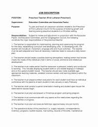 Teacher Assistant Job Description Resume Fresh Preschool Teacher Assistant Job Descriptio In 2020 Teacher Assistant Jobs Teacher Resume Examples Preschool Teacher Jobs