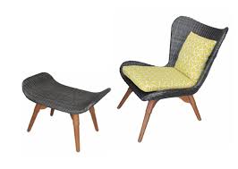 The Montego Bay Armless Chair Ottoman Neoteric Luxury Outdoor Furnishings Chair And Ottoman Chair