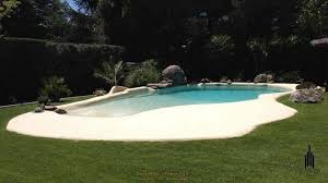 Piscine De Sable Sand Pool In 2020 Beach Entry Pool Outdoor Patio Designs Homemade Swimming Pools