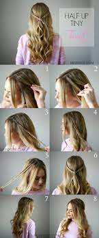 Fine Simple Hairstyles Easyhairstylesforschool Easy Hairstyles Hair Styles Short Hair Tutorial