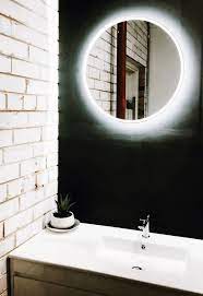 Backlit Mirror Remer Round A Mirror Circle Mirror Sphere Mirror Led Mirror Demister P Backlit Bathroom Mirror Bathroom Accessories Design Bathroom Mirror