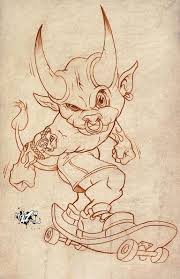 Bully Skate Sketch By Cazitena Graffiti Drawing Badass Drawings Art Sketches