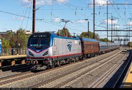 Amtk 627 Amtrak Siemens Acs-64 At Edison New Jersey By Christopher Gore Amtrak Train New Jersey