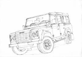 Land Rover Defender 110 1 3 A Sketch Of My Favorite Offroad Car Landrover Defender Britain England Land Rover Defender Land Rover Defender 110 Land Rover