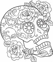 You can get candy skull coloring pages for all ages just by visiting this page. 30 Free Printable Sugar Skull Coloring Pages