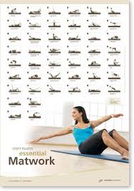 stott pilates wall chart essential matwork buy online