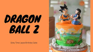 Dragon ball z birthday cake topper. Dragon Ball Z Goku Birthday Cake Youtube