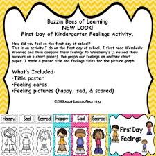 First Day Feelings Posters And Activity Education