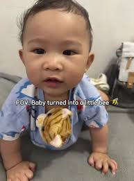 Baby Turned into A Bee