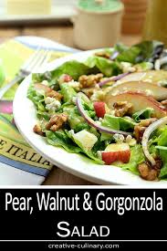 Birnen Walnuss Und Gorgonzola Salat Mit Ahorn Dijon Dressing In 2020 Winter Salat Rezepte Herbst Salat Rezeptideen