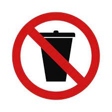 No Trash Bin Icon Png And Vector Graphic Design Background Templates Icon Trash Bins