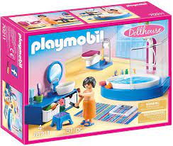 Playmobil waschtisch und toilette basteln, heißt das heutige bastelvideo für deine hace 6 meses. Playmobil Dollhouse 70211 Badezimmer Ab 4 Jahren Amazon De Spielzeug