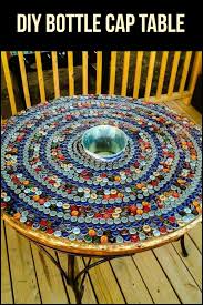 Diy Bottle Cap Table Bottle Cap Table Diy Bottle Beer Cap Crafts