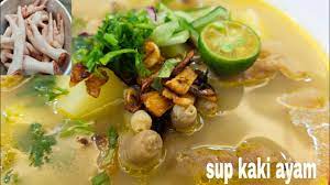 Sup ayam/masak sup ayam semudah abc. Sup Kaki Ayam Lembut Sedap Youtube