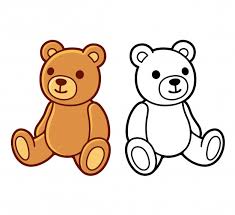 Watercolor boy bear clip art with baby blue polka ears. Teddy Bear Images Free Vectors Stock Photos Psd