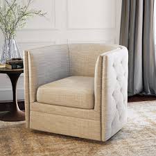Greyleigh Lavaca Swivel 22 Barrel Chair Reviews Wayfair In 2020 Barrel Chair Chair Upholstered Seating