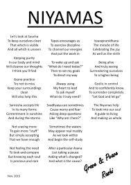 Download this app to view schedules & book sessions at yoga nrg & mindfulness! Yamas And Niyama Poem By Rashi Yoga Nrg Yoga Themes Yoga Reading Yoga Sutras