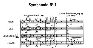 Noten von beethoven (allgemein mit schwerpunkt klavier): Sinfonie Nr 1 In C Dur Op 21 Von Ludwig Van Beethoven Michael Schonstein
